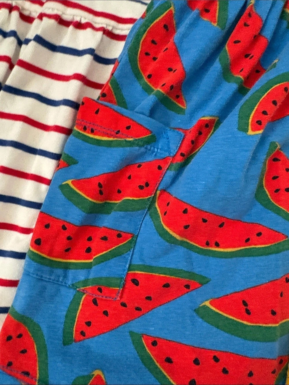 Hanna Andersson Play Dress Bundle of 5 Girls Size 4 Blue & Multi - Picture 3 of 8